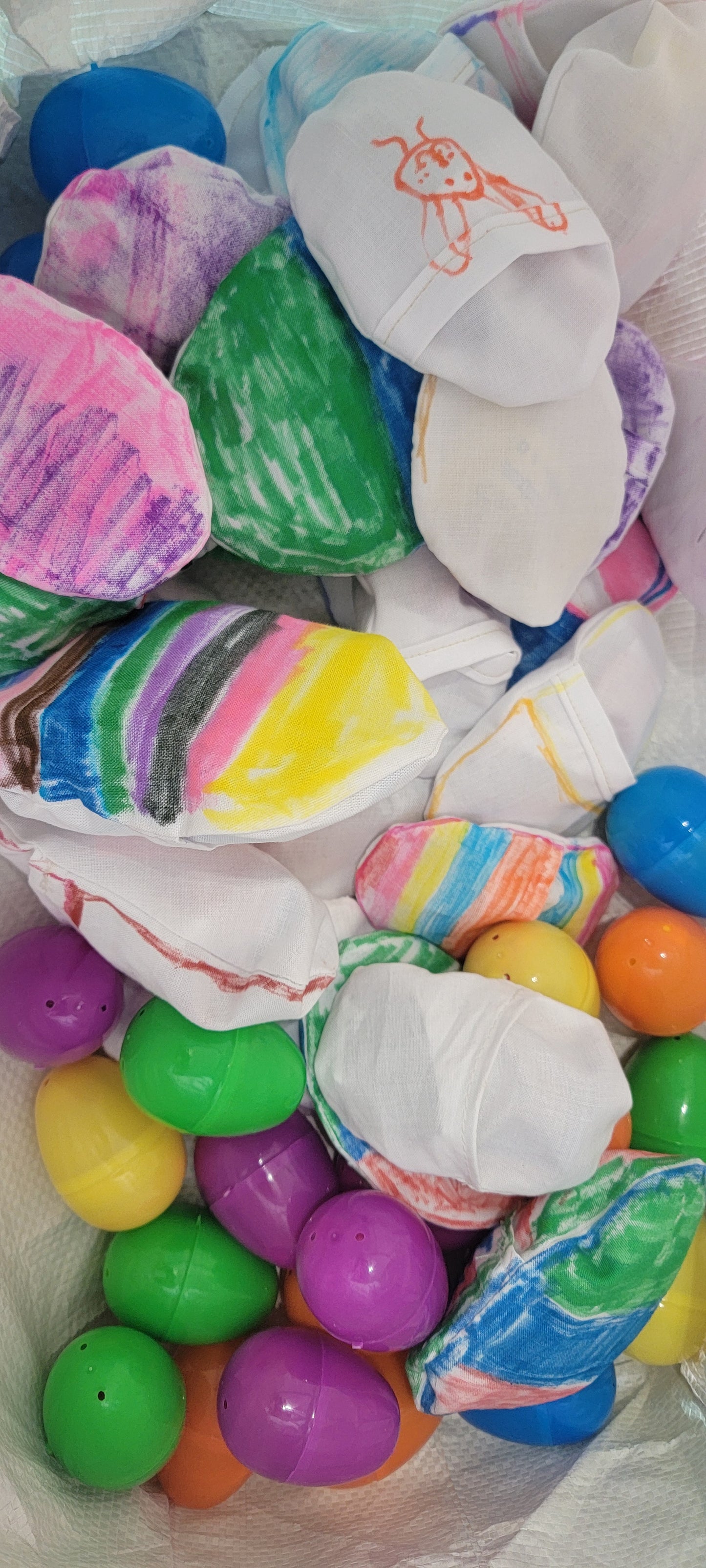 Decorate Your Own Fabric Easter Eggs